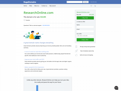 researchonline.com snapshot