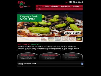 pizzabellgrantline.net snapshot