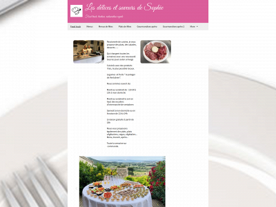 lesdelicesetsaveursdesophie.fr snapshot