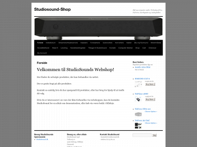 studiosound-shop.dk snapshot