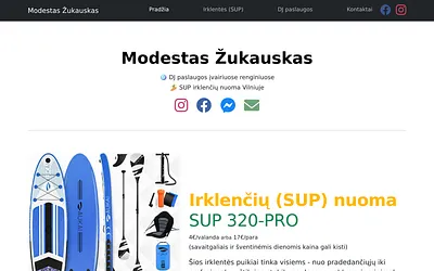 modestas.pro snapshot