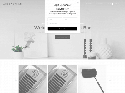 www.asbeautbar.com snapshot