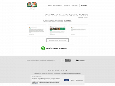apartamentosdelnorteandrin.com snapshot