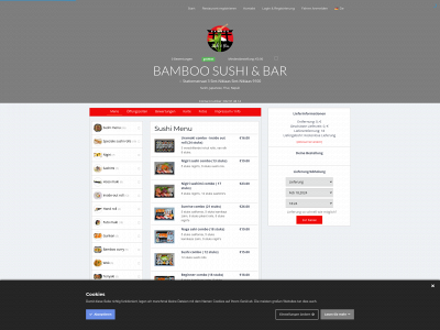 bamboosushi.be snapshot