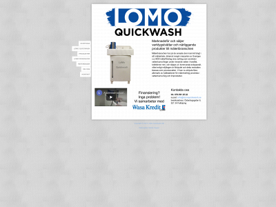 lomoquickwash.se snapshot