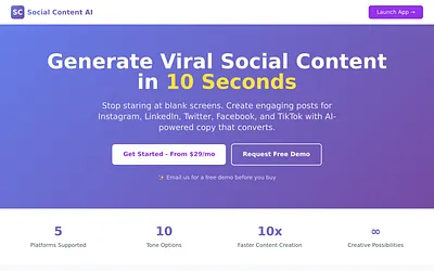 social-content-ai.com snapshot
