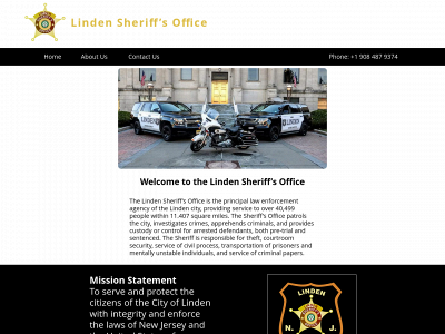 lindensheriff.com snapshot