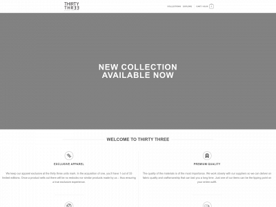 thirtythreecompany.com snapshot