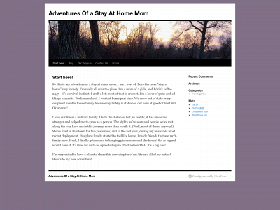 adventuresofsahm.blog snapshot