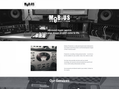 mobiusproduction.be snapshot