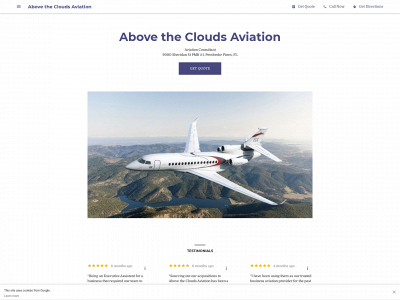 abovethecloudsaviation.business.site snapshot