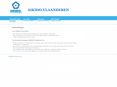 aikido.vlaanderen snapshot