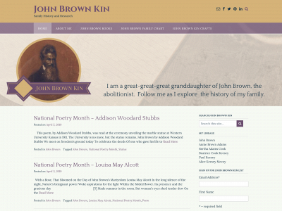 johnbrownkin.com snapshot