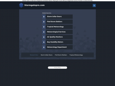 stormgatepro.com snapshot