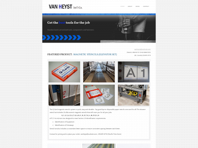 www.van-heyst.com snapshot