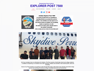 aviationpost7500.com snapshot