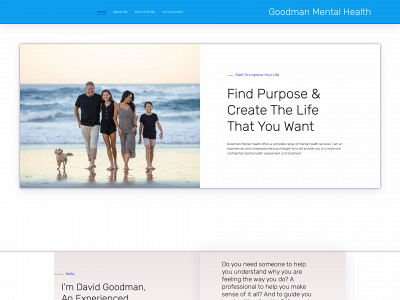 goodmanmentalhealth.com snapshot