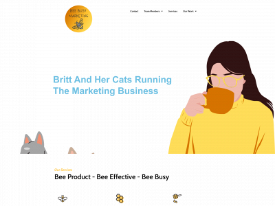 beebusymarketing.com snapshot