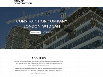 narvoisconstruction.co.uk snapshot