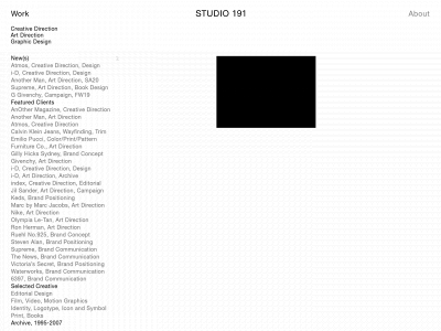 studio191ny.com snapshot