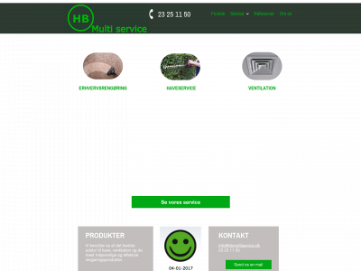 hbmultiservice.dk snapshot