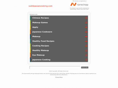 subtleasiancooking.com snapshot