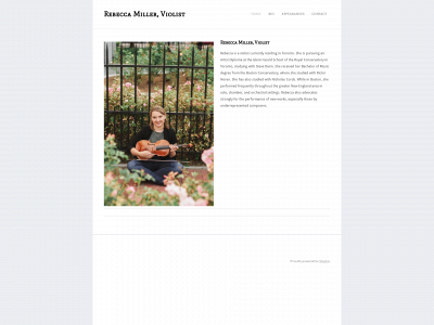 www.rebeccamillerviola.com snapshot