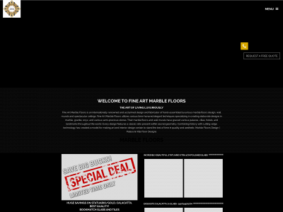 fineartmarblefloors.com snapshot