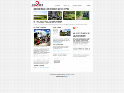 bike2bed.se snapshot