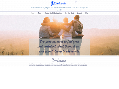 kindwordskindworld.com snapshot