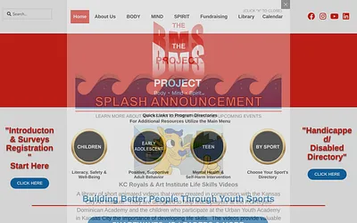 thebmsproject.org snapshot