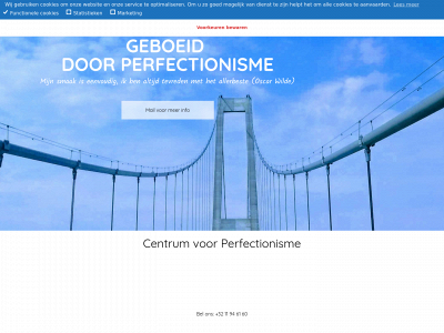 centrumvoorperfectionisme.be snapshot