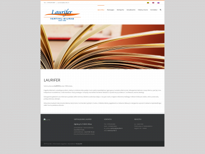 laurifer.lt snapshot