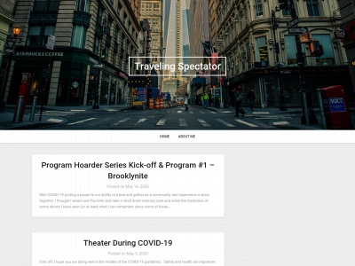 travelingspectator.com snapshot