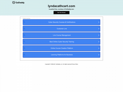 lyndacathcart.com snapshot