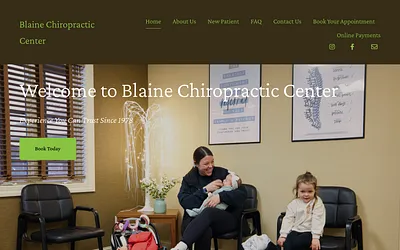 blainechiro.com snapshot