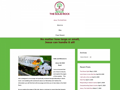 jesusthesolidrock.com snapshot