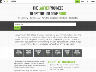 aaronkellylaw.com snapshot