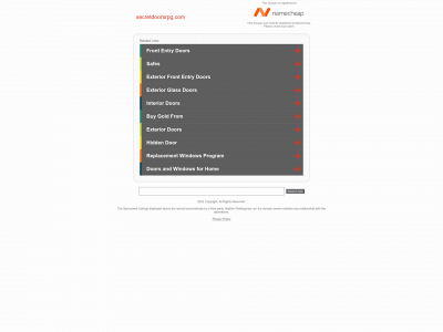 secretdoorsrpg.com snapshot
