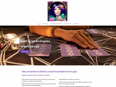 tarotdelosarcangeles.es snapshot