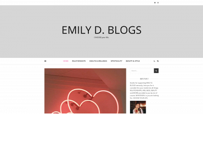 emilydblogs.com snapshot
