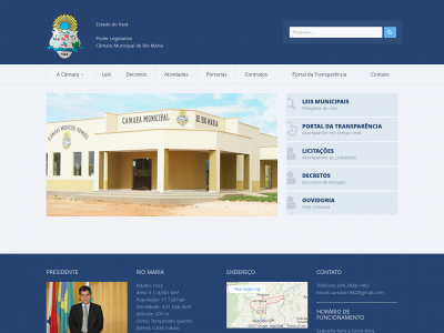 camaramunicipalderiomaria.pa.gov.br snapshot