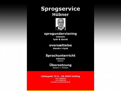 sprogservice-huebner.dk snapshot