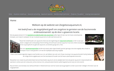 zorgeloosaquarium.nl snapshot