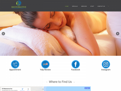 restorativemassageclinic.com snapshot