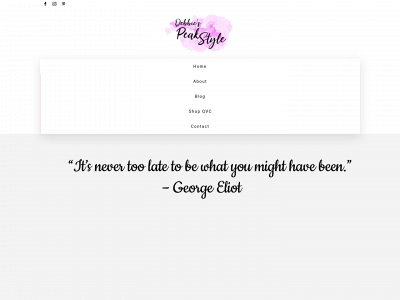 debbiespeakstyle.com snapshot