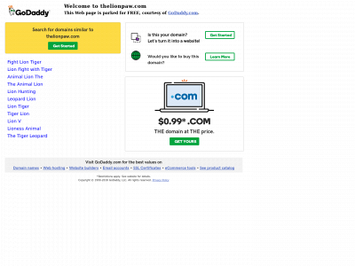 thelionpaw.com snapshot