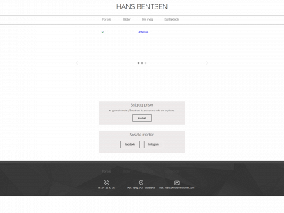 hansbentsen.com snapshot