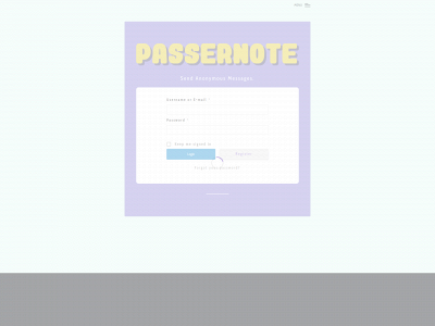 passernote.com snapshot