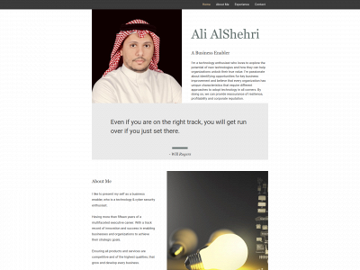 alibinsaeed.com snapshot